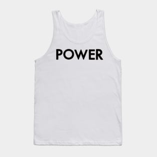 power (black) Tank Top